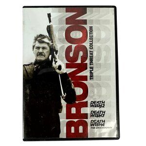 Bronson Triple Threat Collection Death Wish 2 3 4 The Crackdown DVD R MGM 1980s